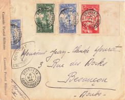 Lettre De Sougueta Du 8 Mais 1940 Pour Besancon Doubs Avec Censure Contrôle Postale Militaire - Storia Postale