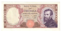 10000 Lire Michelangelo 27 07 1964 Bb+/Q.spl RARO LOTTO 653 - 10000 Liras