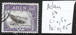 ADEN 57 Oblitéré Côte 0.60 € - Aden (1854-1963)