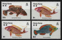 Hongkong 1981 - Mi-Nr. 368-371 ** - MNH - Fische / Fish - Nuovi