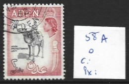 ADEN 58A Oblitéré Côte 0.75 € - Aden (1854-1963)