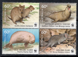 Australia 2011 Worldwide Fund For Nature Set Containing Set Of Four Stamps In Unmounted Mint Condition. - Mint Stamps