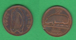 EIRE Irlanda 1/2 Penny 1941 - Irlande