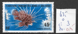 AFARS ET ISSAS 435 Oblitéré Côte 3.00 € - Used Stamps