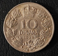 YUGOSLAVIA- 10 DINARA 1938. - Yougoslavie