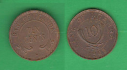 Uganda 10 Cents 1968 - Ouganda