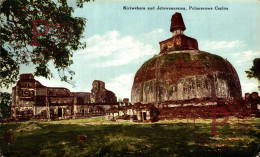 SRI LANKA CEYLON - CEYLAN. Kiriwehera And Jetawanarama, Polanaruwa - Sri Lanka (Ceylon)