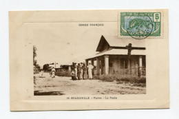 !!! CONGO, CPA DE BRAZZAVILLE POUR PARIS, CACHET DE LIRANGA DE 1912 - Lettres & Documents