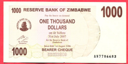1000 Dollars Neuf 3 Euros - Zimbabwe