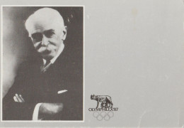 Pierre De Coubertin - Olymphilex 87 - Advertising - Sportler