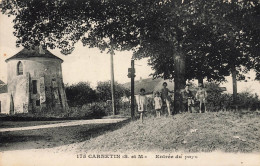 Carnetin * Route De L'entrée Du Pays * Villageois - Other & Unclassified