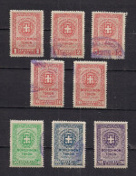Greece - TAXATION REVENUE STAMPS "Tax Of Net Incomes" - Set Used - Fiscale Zegels