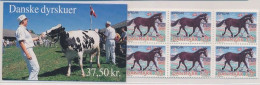 DINAMARCA CARNET BOOKLET VACA COW CABALLO HORSE - Vaches