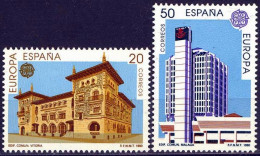 España. Spain. 1990. EUROPA Cept. Edificios Postales - 1990