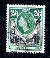 7604 BCx Rhodesia 1953 Scott # 71 Used (offers Welcome) - Northern Rhodesia (...-1963)