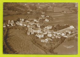 64 SAINT PEE Sur NIVELLE Vers Espelette La France Vue Du Ciel N°2 Belle Vue Générale Fronton De Pelote Basque VOIR DOS - Espelette