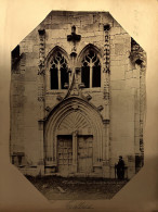 Tallard * RARE Grande Photo Albuminée Circa 1887 Photographe Paul Robert J. Kuhn Cachet à Sec * Chapelle Château - Other & Unclassified