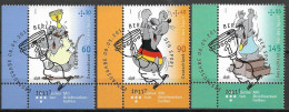 2014 Deuschland Gemany Mi. 3075-7 FD-used Berlin  EUL  Sporthilfe: Comics Uli Stein - Gebraucht