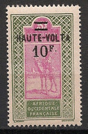 HAUTE-VOLTA - 1924 - N°Yv. 39 - Targui 10f Sur 5f - Neuf Luxe ** / MNH / Postfrisch - Neufs