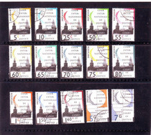 Nederland NVPH D44-58 Cour De Justice 1989 Gestempeld - Dienstmarken