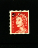 AUSTRALIA - 1967  QUEEN ELISABETH  5c On 4c  FINE USED - Used Stamps
