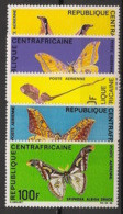 CENTRAFRICAINE - 1969 - Poste Aérienne PA N°Yv. 69 à 73 - Papillons - Neuf Luxe ** / MNH / Postfrisch - Centrafricaine (République)