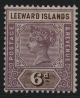 Leeward-Inseln 1890 - Mi-Nr. 5 * - MH - Queen Victoria - Leeward  Islands