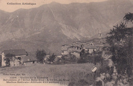 1238 -VALLEE DE LA VESUBIE.BELVEDERE ET L'HOTEL BELLE-VUE . A 54 KM DE NICE. BELLE CARTE ANIMEE BERGER MOUTONS - Belvédère