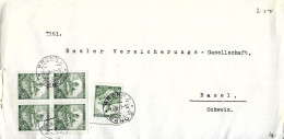 Lettre 1941 Vers Suisse, Cover, Carta, Brief, Censure. Vor 2 Scan - Briefe U. Dokumente