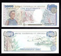 RWANDA 5000 FRANCHI 1988 PIK 22  FDS - Rwanda