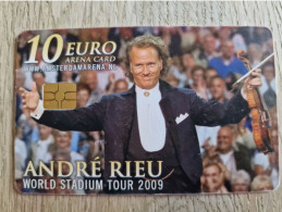 Stadion Card 10 Euro - Andre Rieu World Stadium Tour - 2009 - Ajax Amsterdam ArenA Card - The Netherlands - Tarjeta - - Autres & Non Classés