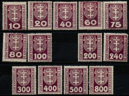 DANTZIG 1921-3 * - Strafport