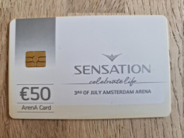 Stadion Card 50 Euro - Sensation Celebrate Life - 2010 - Ajax Amsterdam ArenA Card - The Netherlands - Tarjeta - - Autres & Non Classés