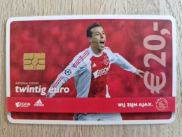 Stadion Card 20 Euro - Mounir El Hamdaoui - 2010 - Ajax Amsterdam ArenA Card - The Netherlands - Tarjeta - Ajax Mobile - Autres & Non Classés