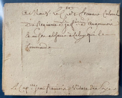 Lettre 4 Janv 1762 De VERSAILLES Du DUC De CHOISEUL Pour Introduire Un Capitaine Au CMdt Du Regiment D'ANGOUMOIS RR - ....-1700: Précurseurs