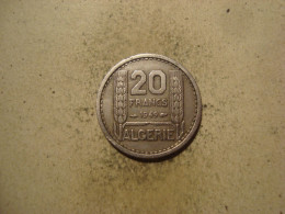 MONNAIE ALGERIE 20 FRANCS 1949 - Algeria