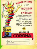 PROTEGE CAHIER  : Peindre Et Vernir Peinture CORONA - Book Covers