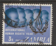 Zambia  1968  SG  142  Human Rights  Fine Used - Zambia (1965-...)