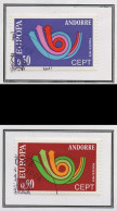 Europa CEPT 1973 Andorre Français - Andorra Y&T N°226 à 227 - Michel N°247 à 248 (o) - 1973