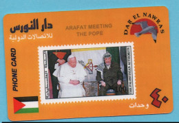 PALESTINE Prepaid Phonecard  POPE - Palästina