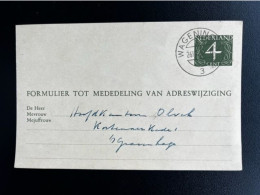 NETHERLANDS 1960 POSTCARD WAGENINGEN TO 'S GRAVENHAGE 26-09-1960 NEDERLAND - Storia Postale