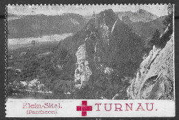 KuK K.u.K AUSTRIA Bohemia WWI 1916 Red Cross Rotes Kreuz Croix Rouge VIGNETTE 7 X 5CM Turnau Turnov KLEIN SKAL. PANTHEON - Red Cross