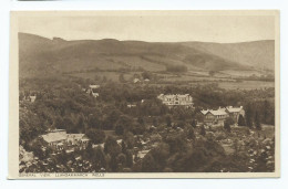 Wales Powys     Postcard  Llangammarch Wells Unused  General View - Zu Identifizieren
