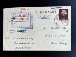 NETHERLANDS 1960 POSTCARD HEILIGERLEE TO 'S GRAVENHAGE 23-04-1960 NEDERLAND - Cartas & Documentos