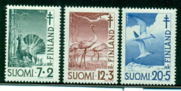 FINLAND 1951 Mi 396-98** Fight Against Tuberculosis - Animals [L3206] - Maladies