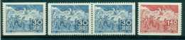 SWEDEN 1957 Mi 421-22 Incl Dl/Dr Pair** 50th Anniversary Of The Swedish Sea Rescue [L3277] - Accidents & Sécurité Routière