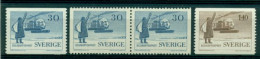 SWEDEN 1958 Mi 434-35 Incl Dl/Dr Pair** Helicopterpost [L3281] - Poste