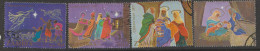 Zambia  1977  SG  271-4  Christmas    Fine Used - Zambia (1965-...)