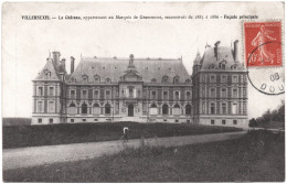 CPA DE VILLERSEXEL  (HAUTE SAÔNE)  LE CHÂTEAU - FAÇADE PRINCIPALE - Villersexel