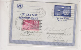 UNITED NATIONS 1957 Nice Airmail Stationery NEW YORK To AMUNDSEN SCOTT IGY SOUTH POLE STATION - Briefe U. Dokumente